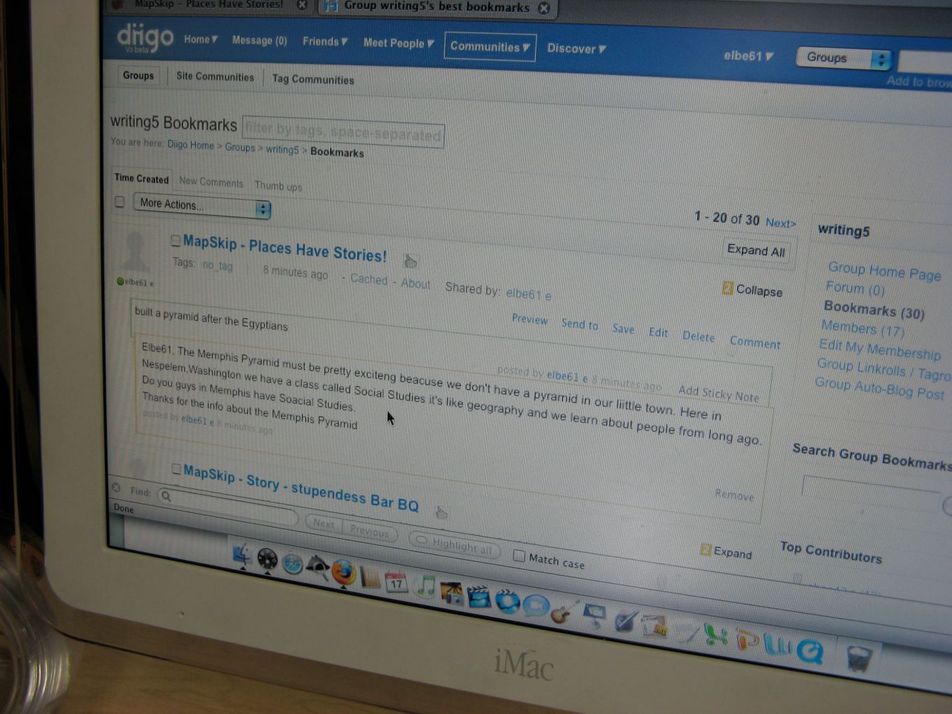 Diigo Notes Student Accounts in Teacher Diigo