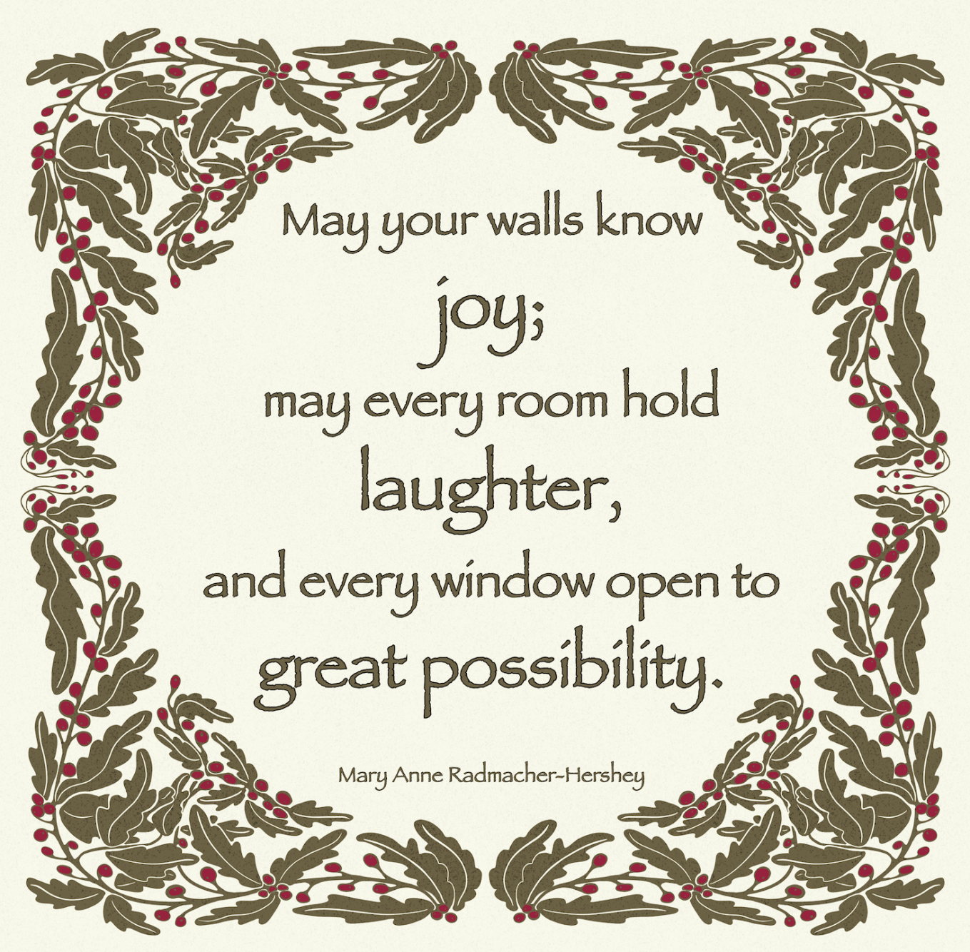 holiday wishes screenshot