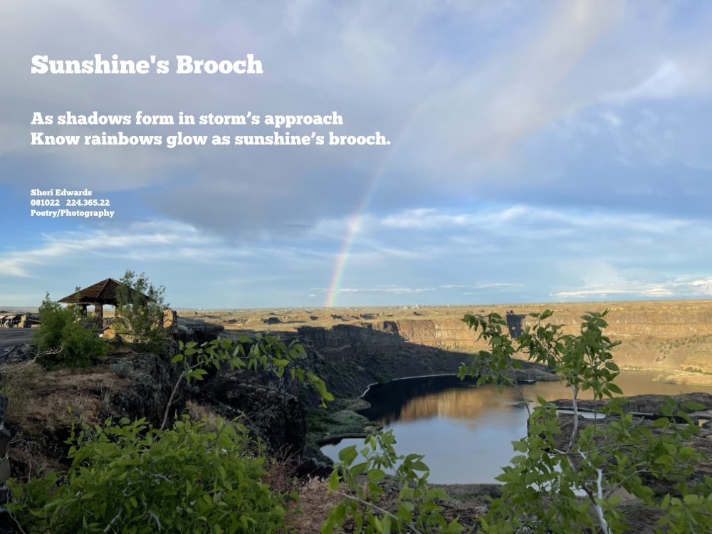 Dry Falls Park with rainbow
