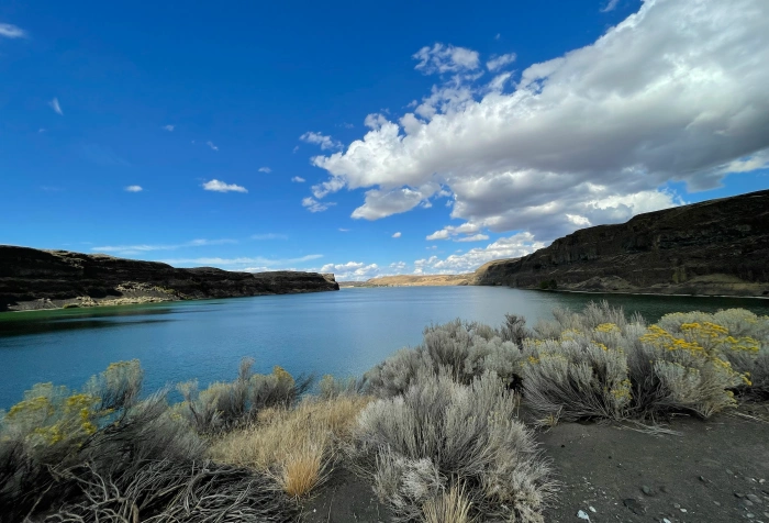 I think this is Jameson Lake in Moses Coulee, WA State